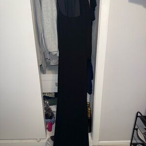 SKIMS Classic Black Maxi Dress
